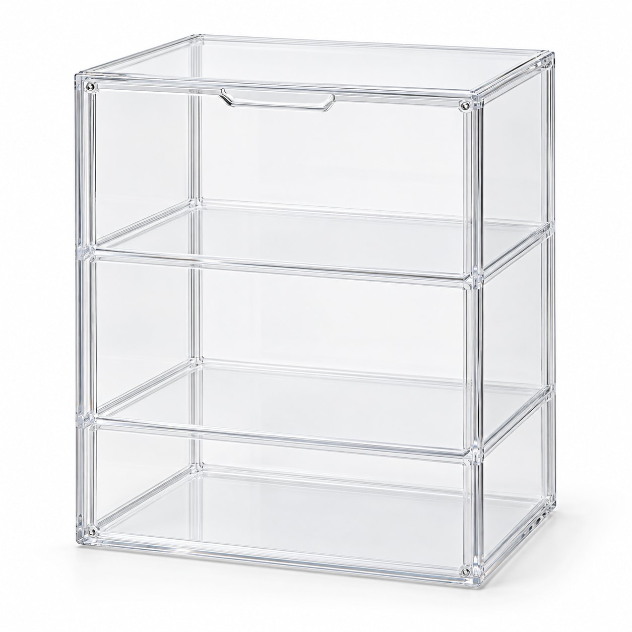 Clear Three-Tier Countertop Organizer with Front Access product