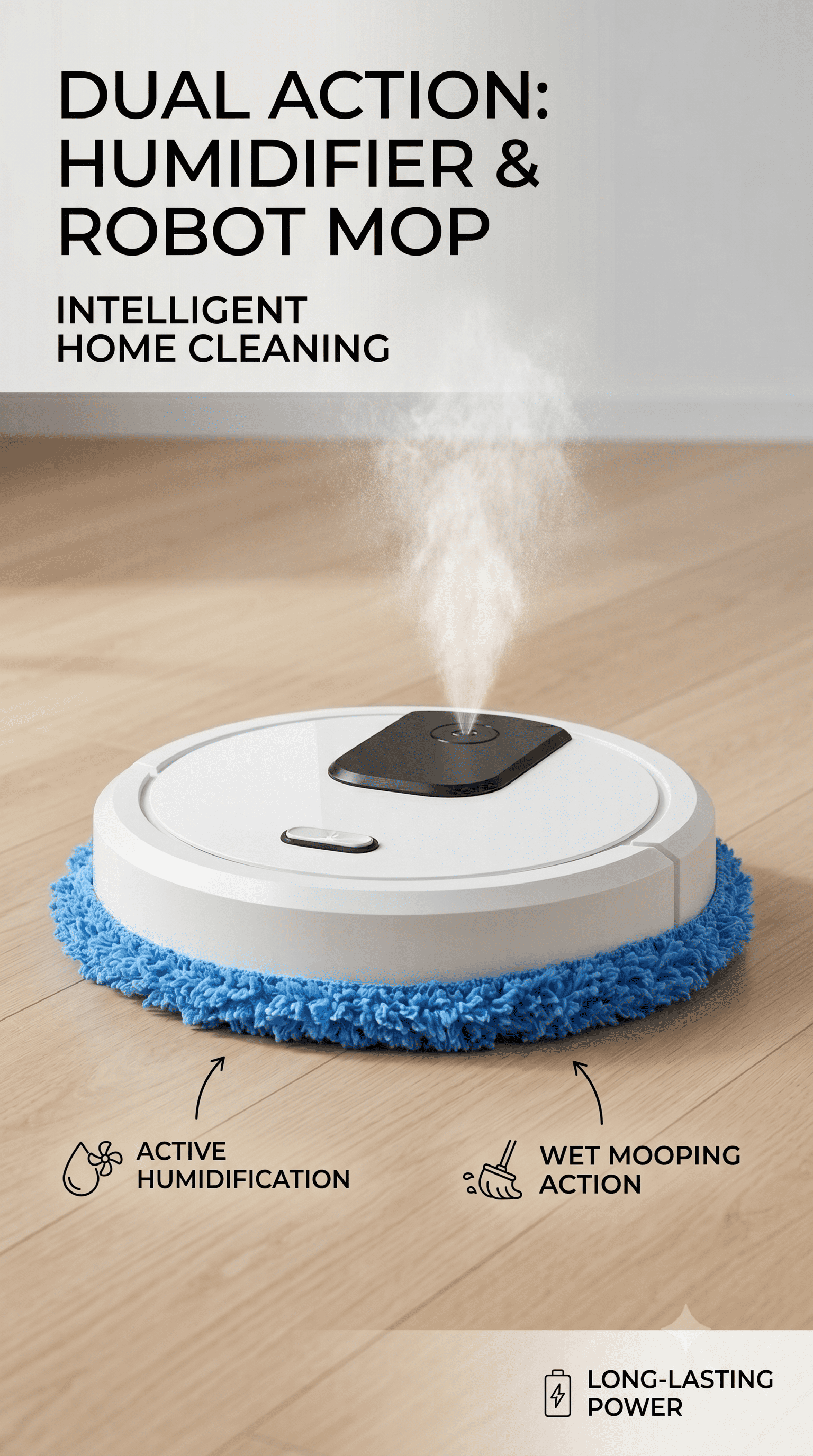 2-in-1 Robot Mop & Humidifier